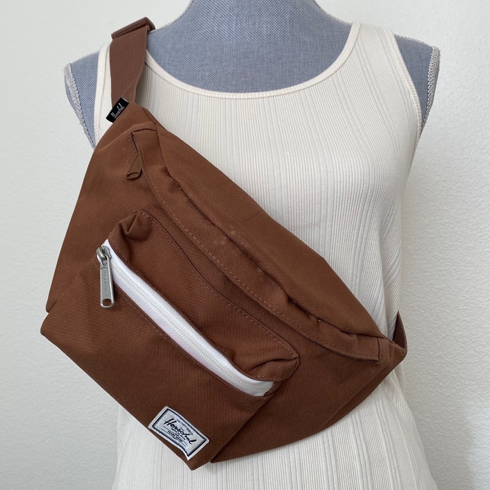 Hershel brown cross body waist bag Fanny pack